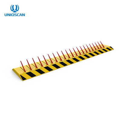 Yellow Color Tyre Spike Barrier / Killer Waterproof Function , Stainless Steel Material tyre killer