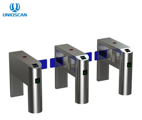 SS 304 Security Rfid Card Flap Barrier Gate Access Control System
