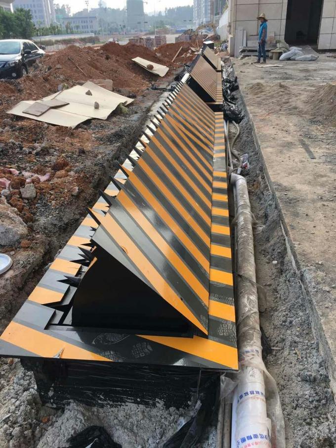 Waterproof Hydraulic Road Security Barriers Car Park Blocker Rise Time
